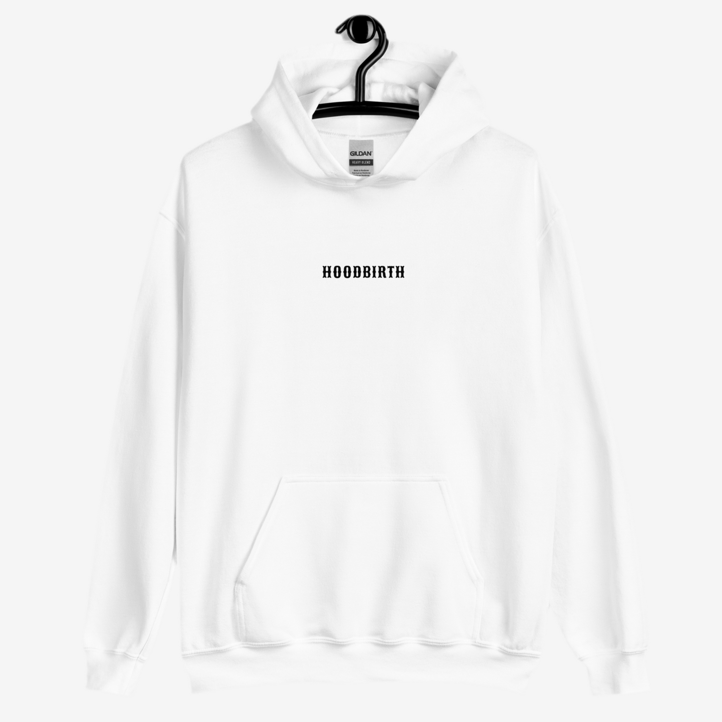 (WHITE) HOODBIRTH Hoodie - Street-Inspired Comfort & Style - Unisex