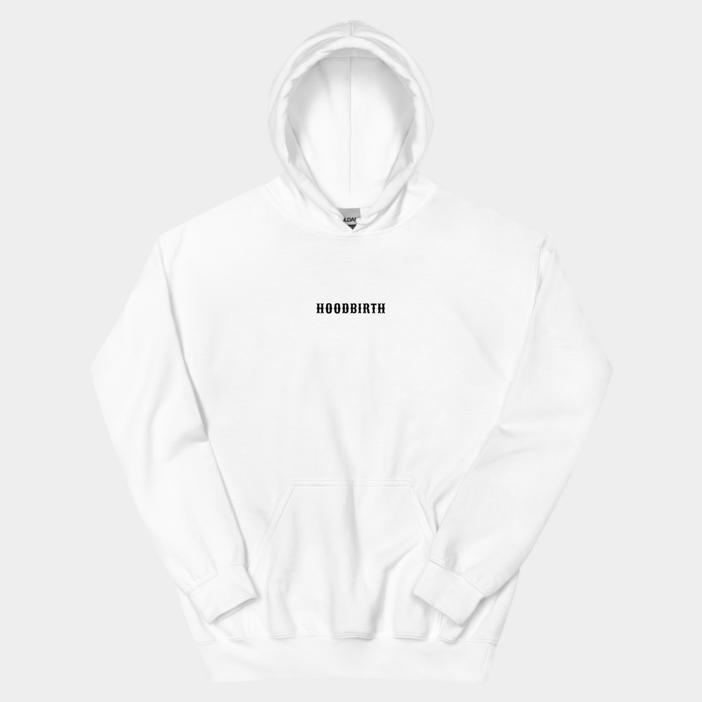 (WHITE) HOODBIRTH Hoodie - Street-Inspired Comfort & Style - Unisex